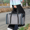 Pet Bag Expanded Breathable Cat Backpack Outdoor Portable Large Capacity Cat Handbag Bag Foldable Cat Carrier