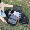 Pet Bag Expanded Breathable Cat Backpack Outdoor Portable Large Capacity Cat Handbag Bag Foldable Cat Carrier