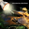 2024 Full Spectrum UVA UVB Reptile Light Bulb LED UV Lamp for Turtle Lizard Snake Heater Bulb Terrarium Lamp rettili accessories