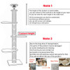 Wooden Cat Tree House Multifunction Pet Furniture Kitten Climbing Toy Cat Scratching Posts Cat Tower Soft Flannel Hammock Bed