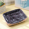 Pet Bed Dog Cat Square Plush Kennel Cattery Sofa Basket Ultra Soft Washable House Supplies Puppy Kitten Accessories