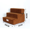 30cm Dog Stairs Pet 2/3 Steps Stairs for Small Dog Cat Pet Ramp Ladder Anti-slip Removable Puppy Stairs Pet House Bed Supplies