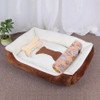 Soft Pet Bed Flannel Thickened Pet Fleece Dog House Soft Fleece Nest Dogs Baskets Mat Puppy Kennel For Cat Breathable Pets Bed