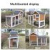 Deluxe Wooden Chicken Coop Hen House Rabbit Wood Hutch Poultry Cage Habitat