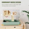 Transparent Hamster Cages Breathable Small Animals Cage Panoramic Acrylic Hamster Habitats Rabbit Breeding Box Guinea Pig House