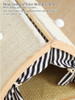 Solid wood Pet Cats tent house indoor big hiding house habitats sisal scratcher for kitten puppy small dogs Bed delivery room