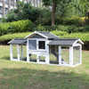 Outdoor Rabbit Hutch,Small Animal Houses & Habitats,Rabbit Cage Bunny Hutch with Run