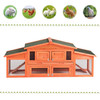Outdoor Rabbit Hutch,Small Animal Houses & Habitats,Rabbit Cage Bunny Hutch with Run