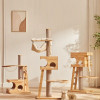 Wooden Cat Towers for Big Cats Houses and Habitats Cat Tree Gym Accessories Home Climbing Castle Aids Villa Toy Pets Products