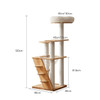 Wooden Cat Towers for Big Cats Houses and Habitats Cat Tree Gym Accessories Home Climbing Castle Aids Villa Toy Pets Products