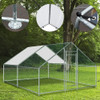 USA IN STOCK Dropshipping Large Metal 3*4M Chicken Coop Chicken Runs Rabbits Habitat Walkin Poultry Cage Hen Run House