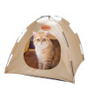 Home Cozy Tent Cat Nest Light Weight Cute Habitats Warm Plush Dog House Indoor Deep Sleep Small Areneros Para Gato Pet Supplies