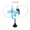 Pet Cat Toy Cat Wand Fluffy Feather with Bell Sucker Cat Stick Toy Interactive Toys for Cats Kitten Hunting Exercise Pet Product