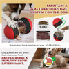 Leaky Food Ball Dog Toys for Dog Elliptical Track Rolling Ball Toy Puzzle Training Samll Dog Toy Interactive Slow Food Pet Toy