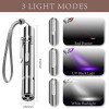 Cat Laser Toy USB Charging LED Light Pointer Rechargeable Torch UV Flashlight Pen 5 Patterns Laser Pen Cat Toys Cat Accessories