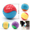 Bite-resistant Pet Dog Toy Rubber Ball Beef-flavored Elastic Ball To Prevent Dog From Destroying Things Dog Training Supply