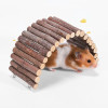Pet Hamster Apple Branch Wood Fence Landscaping Toy Bendable Deformation Climbing Ladder Cage Decoration Molar Stick Chewing Toy