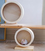 Wooden Hamster Running Wheel Training Silent Wheel Cage Accessories Toy Small Animals Exercise Hamster Sports Running