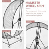 Metal Silent Hamster Ratgerbil Wheel Quiet Animal Running Small Guinea Largehedgehog Pet Chinchilla Exercise