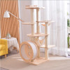 New High Quality Large luxury Cat Tree house Tower cat wheel exercise Cats Treadmill