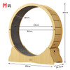 Cat Treadmill Fitness Roller Mute Exercise Running Wheel Furniture High Fiber Board Cat Climbing Frame Toy