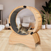 Cat Exercise Wheel – Running, Spinning, and Scratching Fun, Cat Treadmill with Carpeted Runway, Kitty Cat Sport Toy, Great for P