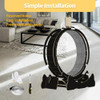 Cat Wheels for Indoor Cat, Cat Wheel with Carpeted Runway, Cat Exercise Wheel for Kitty’s Longer Life,Pet Products