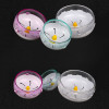 Pet Hamster Running Wheel Toy Roller Round Silent Cage Exercise Wheel Quiet Spinner for Small Pet Hamsters Mice Rat Gerbils