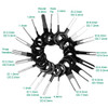 11/18/36/41Pcs Universal Car Terminal Removal Repair Tool Wire Plug Connector Extractor Puller for Car Disassembly Hand tool