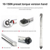1/2 Square Drive Torque Wrench 10-150N.m Two-way Ratchet Key Accuracy 4% Spanner Hand Tool Car Bike Automotive Hand Tools