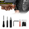 Car Motorcycle Tire Repair Plugger Tools Set Tire Wheel Repair Kit Mushroom Plug Probe Nozzle Dropshipping