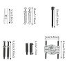 9pcs Car Repair Tool Portable Bearing Splitter Separator Puller Kit High Strength Metal Bearing Removal Tool Set With Box