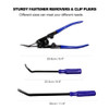 Car Interior Trim Removal Tool Clip Panel Disassembly Tool Plastic Trim Disassembly Blades Automotive Tools Car Clips Removal