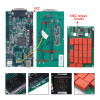 Aermotor Multidiag PRO BT NEC Relay V2021.11 OBD2 Scanner TCS Pro VCI Real 9241 V3.0/V9.0 PCB 8 Cables Car Truck Diagnostic Tool