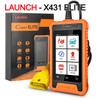 LAUNCH X431 Elite Car Full System Diagnostic Tools Auto OBD OBD2 Scanner Active Test ECU Coding Multilingual Free Update Online