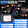 XTOOL D8W WIFI OBD2 Scanner Car Diagnostic Tools mileage Correction ECU Coding Key Programming 38 Resets CAN FD DOIP Topology