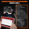 LAUNCH X431 IMMO Plus OBD2 Diagnostic Tools X-PROG 3 Key Programmer Car 39+ Services Anti-Theft Programming Auto Scanner