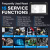 ANCEL X7 HD Heavy Duty Truck Diagnostic Tool Full System 12V 24V EPB ABS Oil Reset SAS DPF Regen TPMS ECU OBD2 Truck Scanner