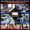 New-Arrival LAUNCH X431 PRO ELITE Car Full System Diagnostic Tools OBD OBD2 Scanner 32 Reset CAN FD DOIP Coding pk X-431 V