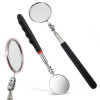 50mm Car Telescopic Detection Lens Inspection Round Mirror Adjustable Automotive Telescopic Detection Tool Equipment Mirror