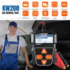 KONNWEI KW208 Battery Tester 12V Automotive Battery Charger Inspection Tools 100 to 2000CCA Cranking Charging Circut Analyzer KONNWEI KW208 Battery Tester 12V Automotive Battery Charger Inspection Tools 100 to 2000CCA Cranking Charging Circut Analyzer