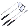 4pcs Mechanical Repair Tools Adjustable Automotive Telescopic Detection Lens Inspection Mirror Magnet Attractor Set