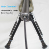 TESLONG NTG100 5mm Lens Rifle Borescope Camera 1.2m Flexible Probe Visual Barrel Inspection Tool with 8pcs Side Mirror