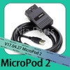 V17.04.27 MicroPod 2 Vehicle Maintenance inspection tools micropod2 scanner automotriz tuning auto car tools OBD2 NEW VCI 2024