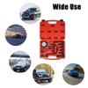 TU-15B 17CS Professional Diesel Engine Compression Tester Tool Kit 1000PSI Car Cylinder Gauge Pressure Detection Inspection Tool
