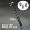 Car Body Dent Repair Hammer Car Bumps Dents Shaping Repair Percussion Leveling Hammer Replaceable Traceless Repair Tool