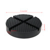 Floor Slotted Car Rubber Jack Pad Frame Protector Guard Adapter Jacking Disk Pad Tool for Pinch Weld Side Lifting Disk 12.5cm