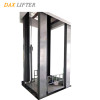 Hydraulic Four Rails Vertical Cargo Lift Equipment Indoor