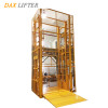 Hydraulic Four Rails Vertical Cargo Lift Equipment Indoor
