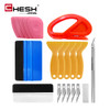 Car Stickers Tool Kit Felt Scraper Knife Vinyl Wrap Tools Squeegee for Vinyl Film Wrap Cars Tint Installation Tools Hot Air Gun
